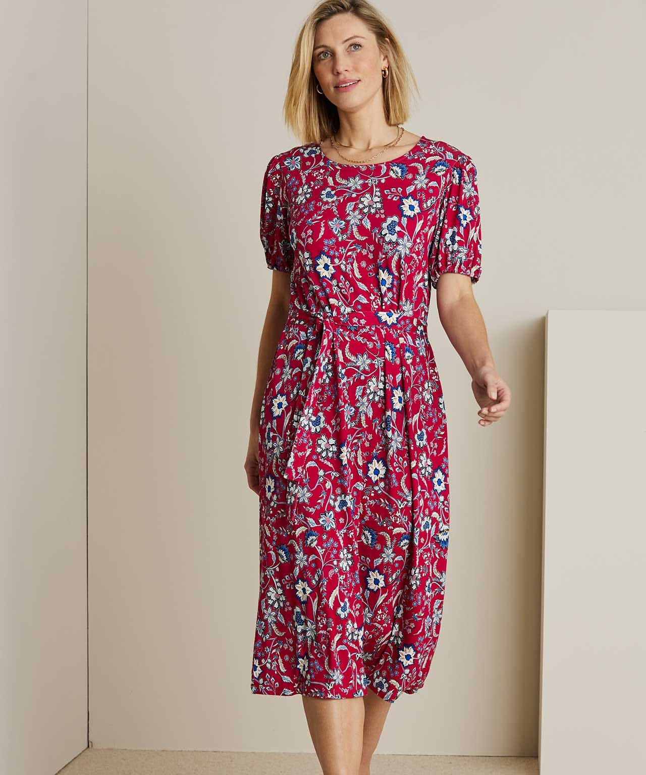 Printed Jersey Dress