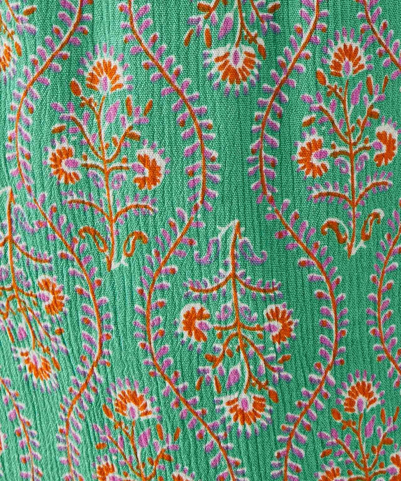 Print Crinkle Trousers