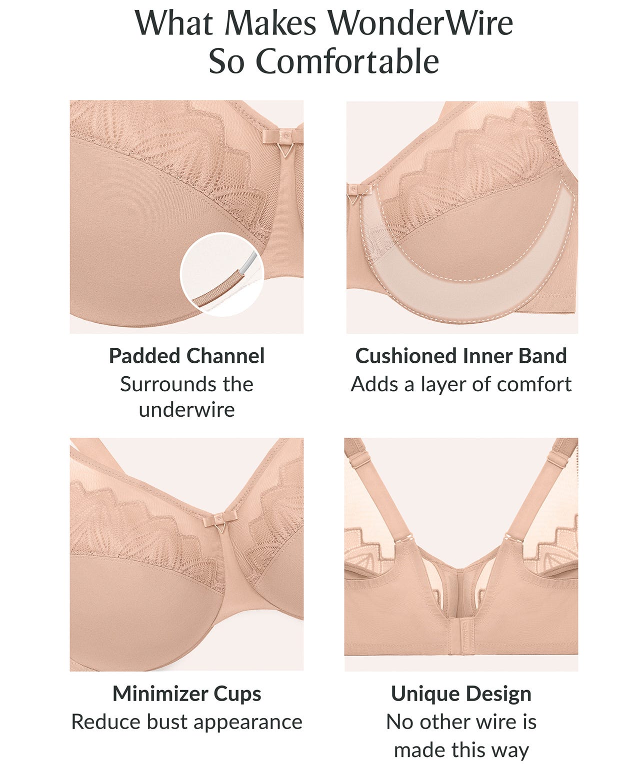 Glamorise WonderWire Minimiser Bra