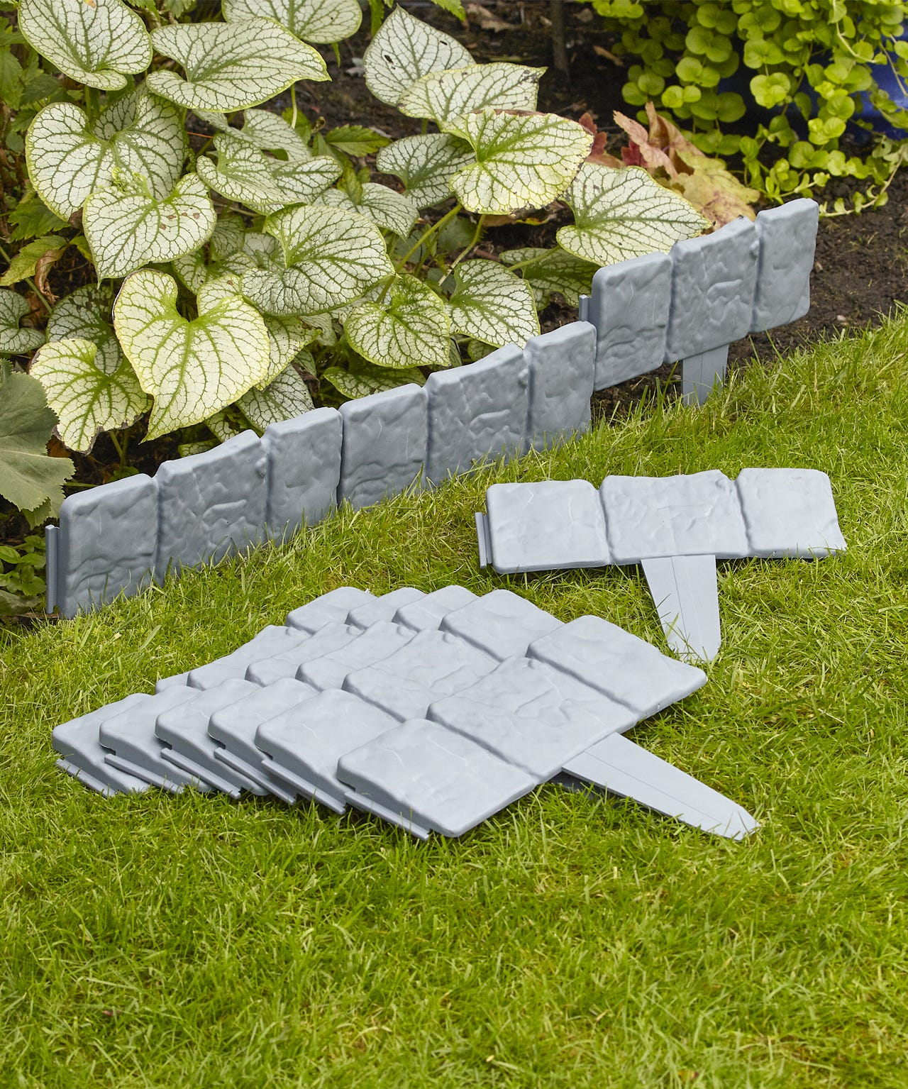 Set of 10 cobble edging