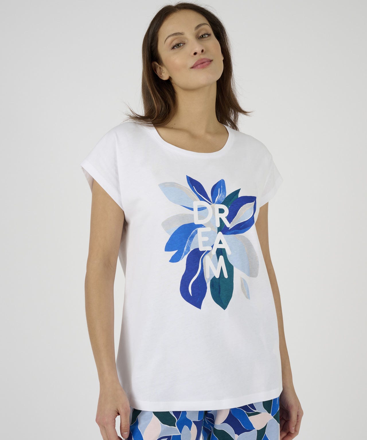 Dream Print Cotton Pyjama Top