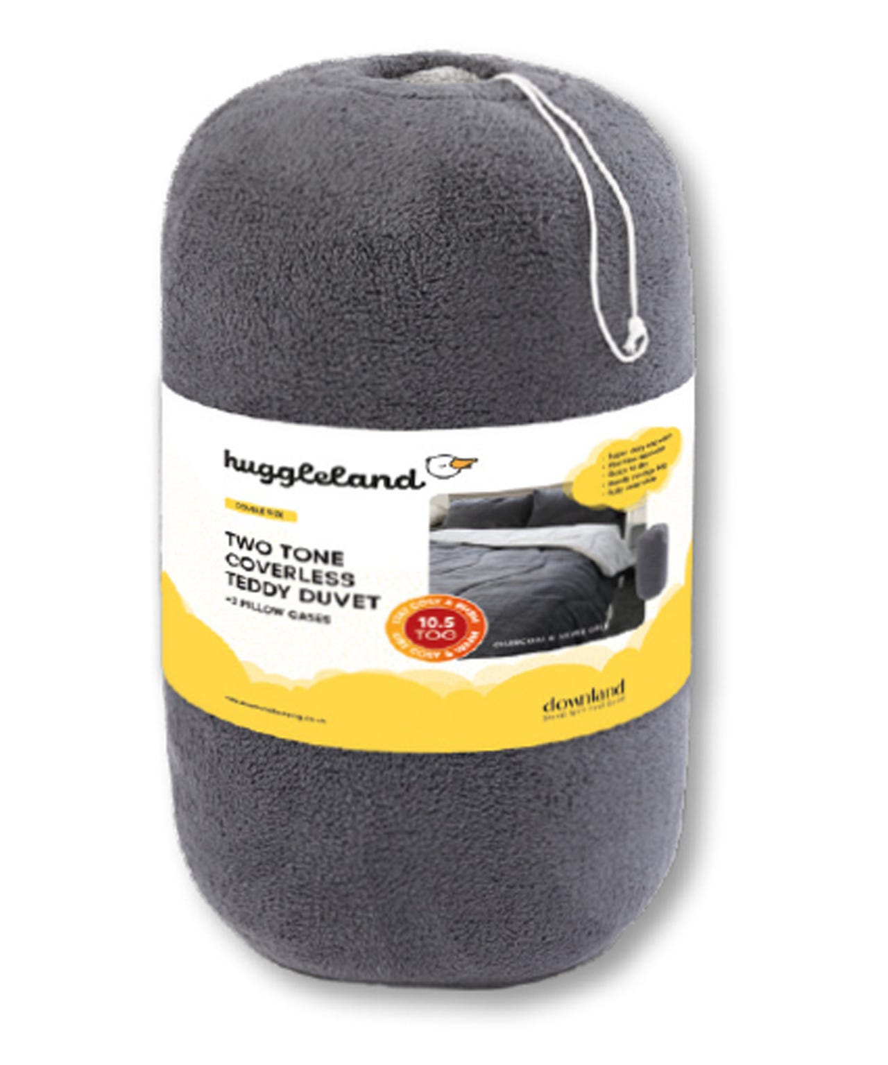 Huggleland Easy Wash Teddy Coverless Duvet
