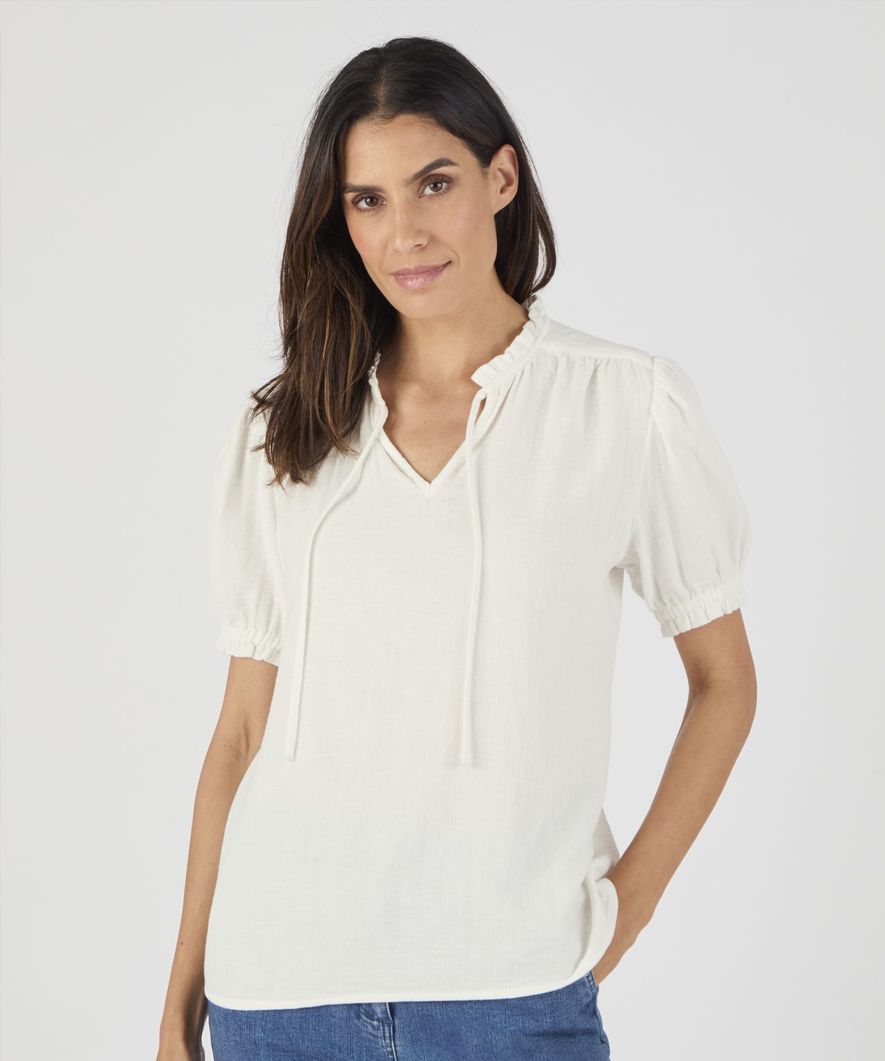 Pure Cotton Tunisian Style Blouse