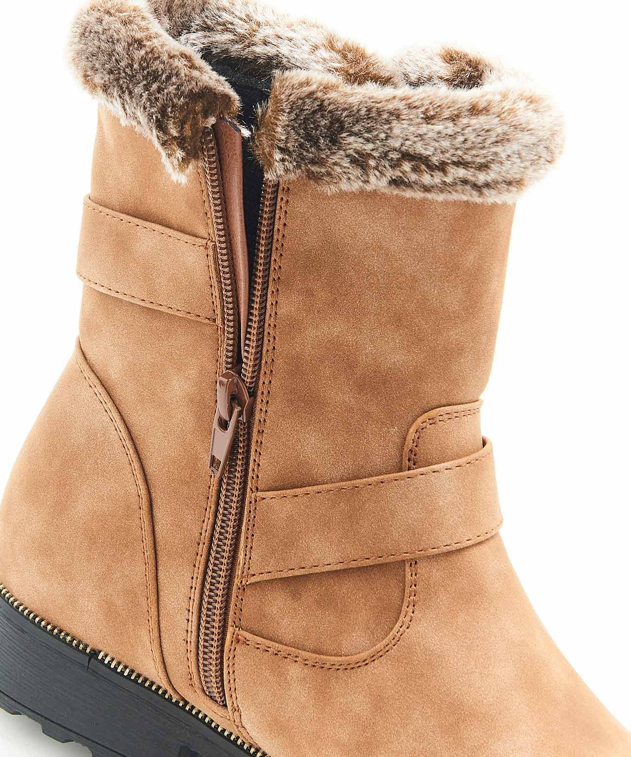 Cushion-walk Suede-look Boots