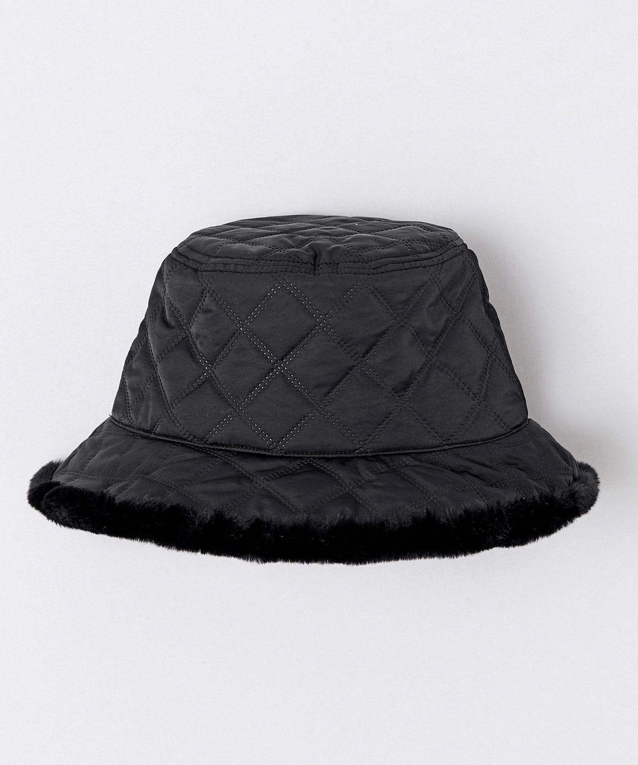 Quilted-look Bucket Hat