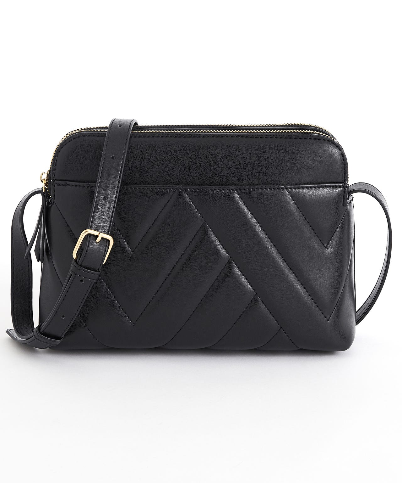 Chevron Quilted-look Bag