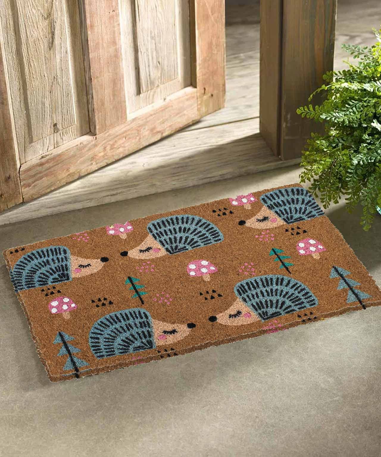 Hedgehog Coir Door Mat