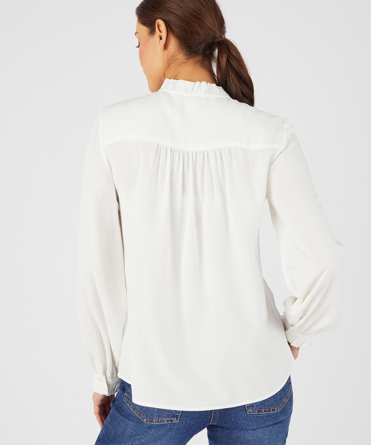 Frill Trim Blouse