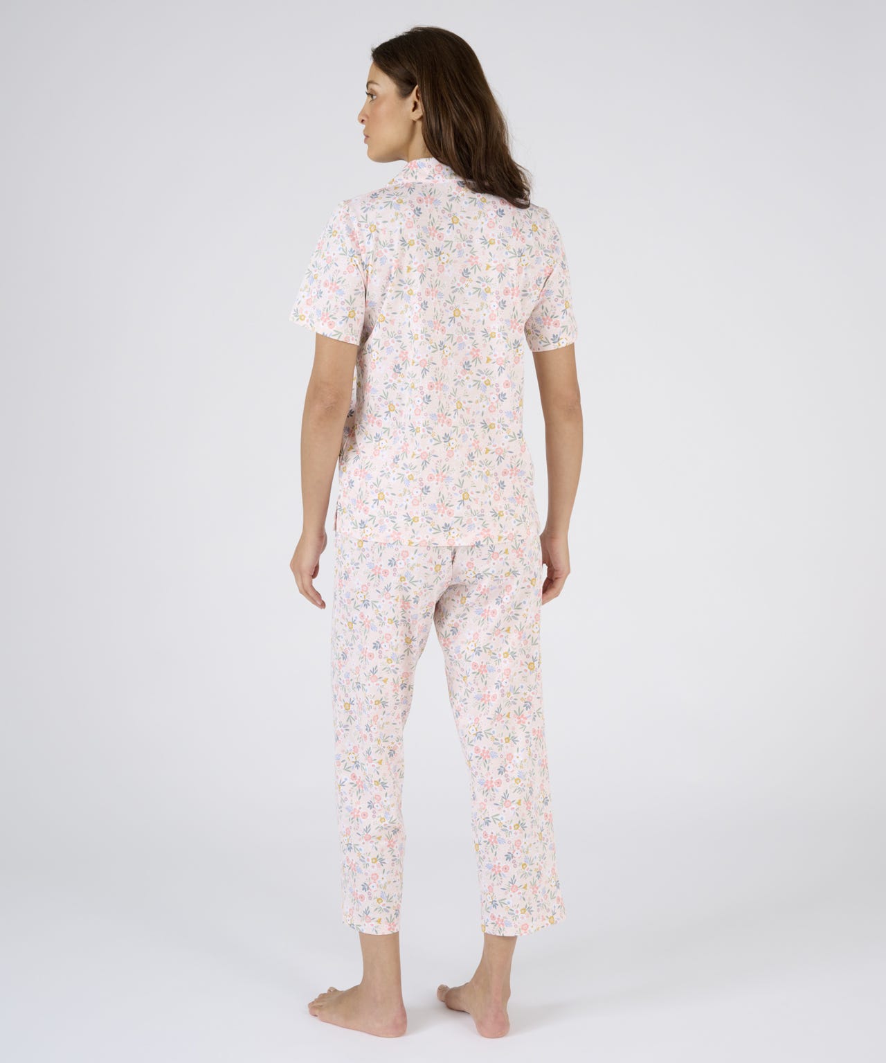 Print Short Sleeve Jersey Pyjamas