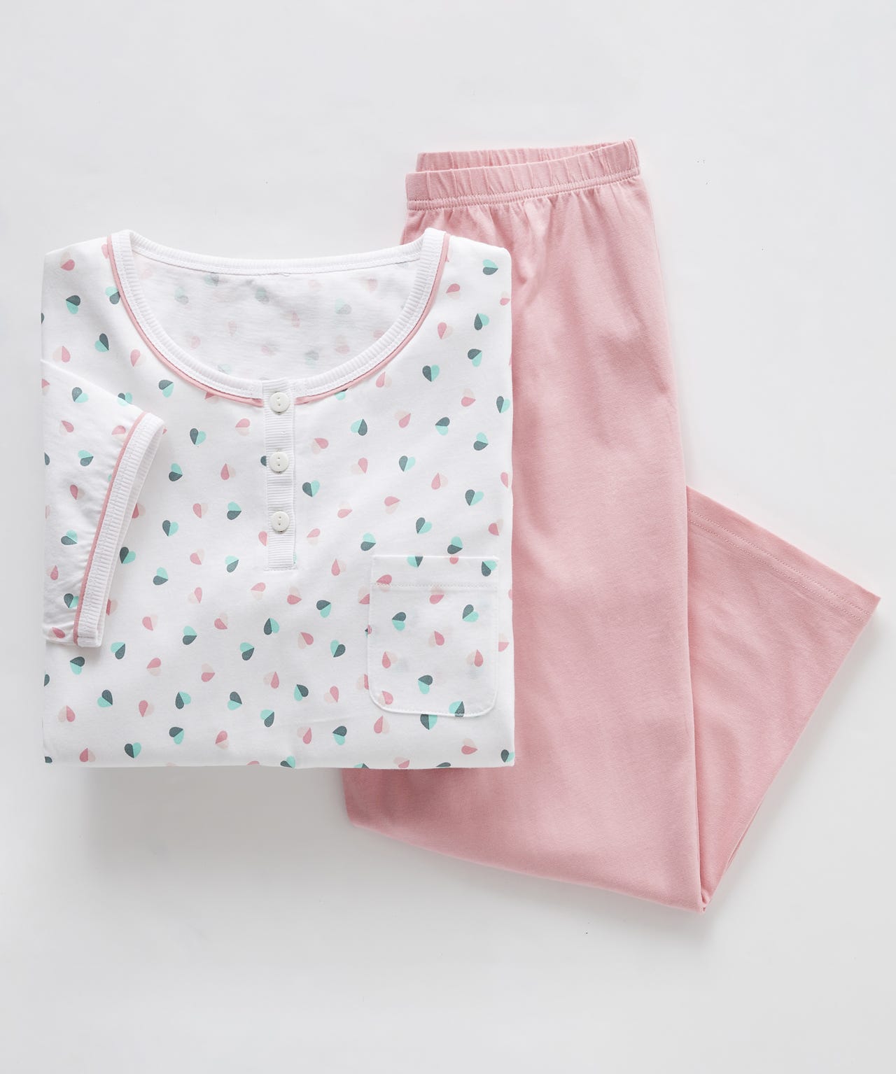 Short Sleeve Cropped Pyjamas