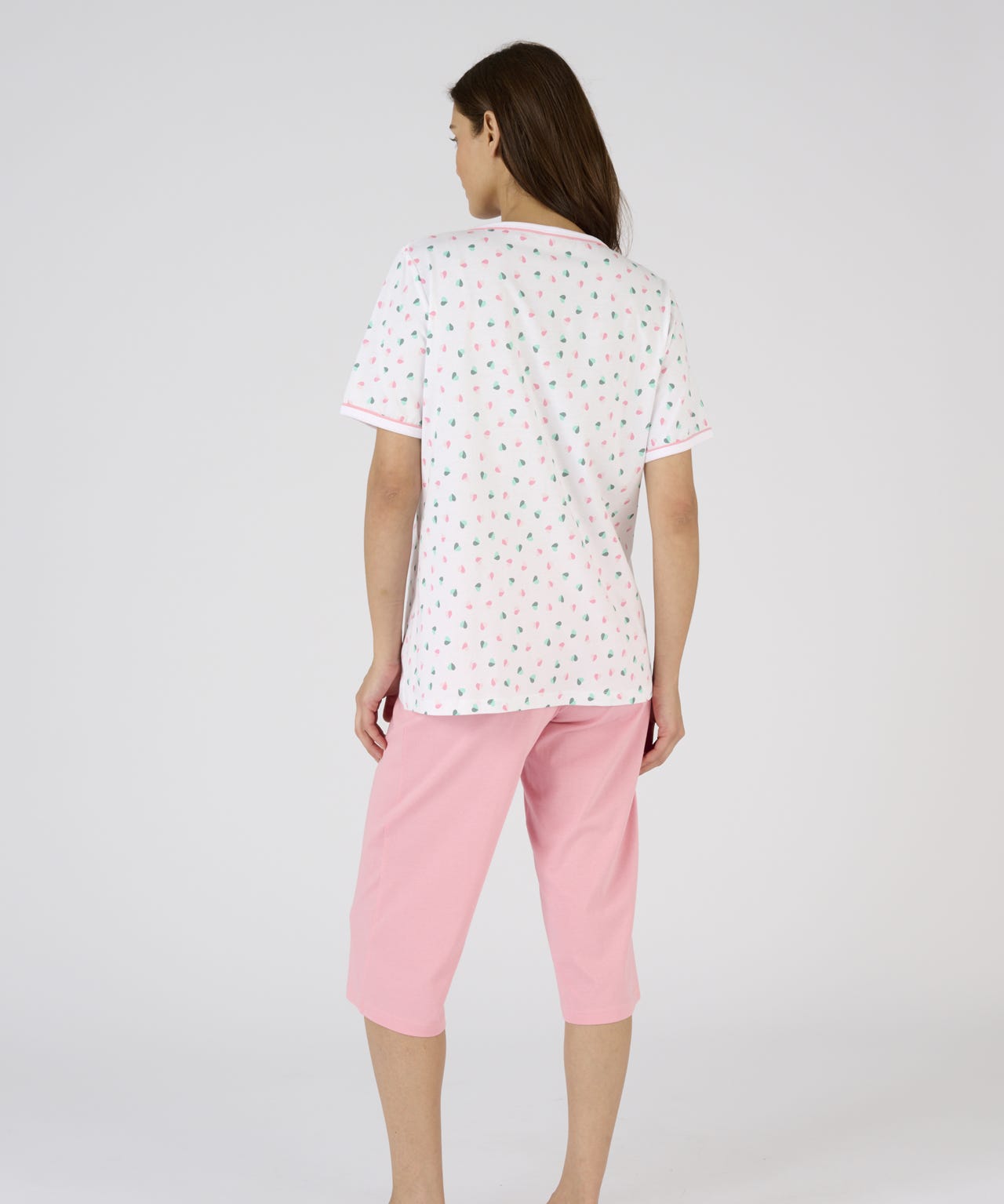 Short Sleeve Cropped Pyjamas