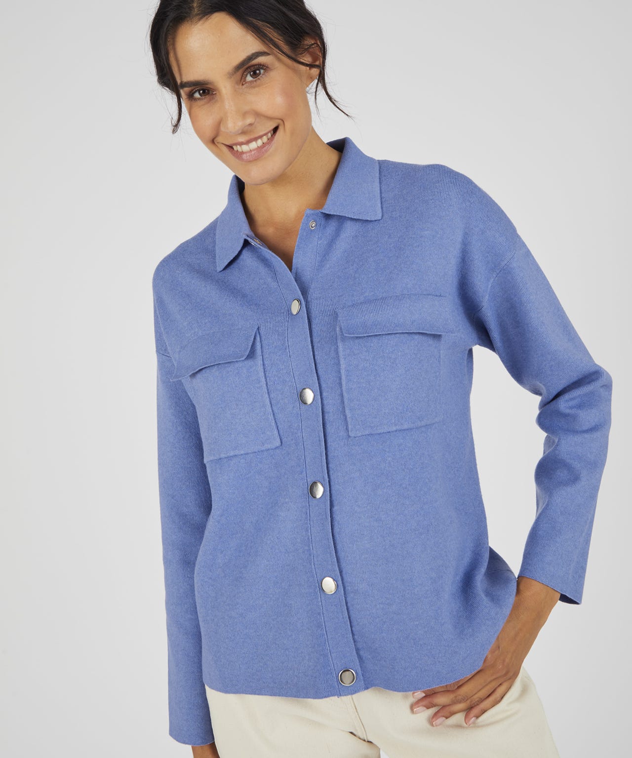 Thermolactyl Button Detail Cardigan