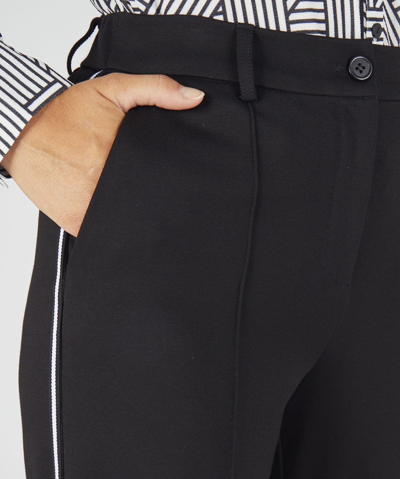Wide-leg Jersey Trousers