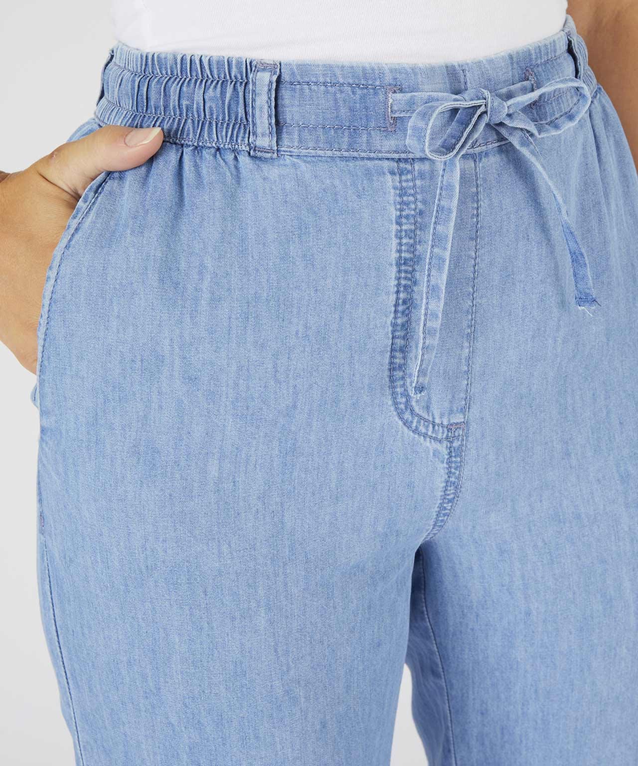 Pull-on Cotton Trousers