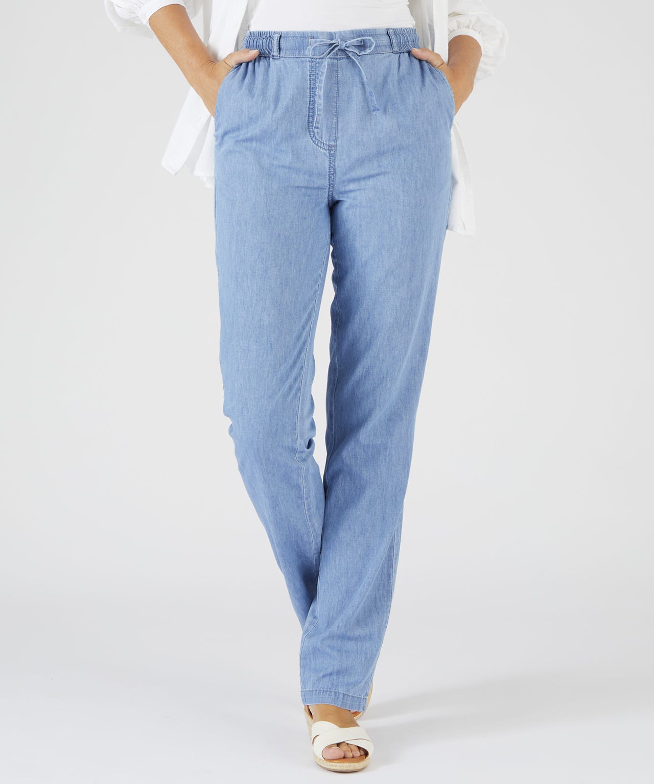 Pull-on Cotton Trousers
