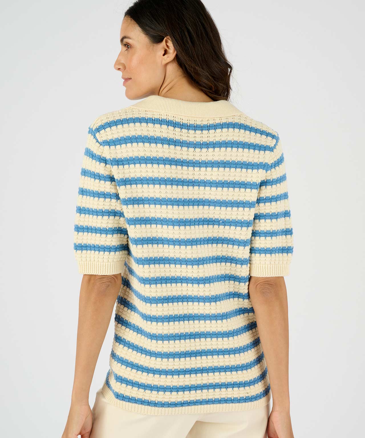 Stripe Collared Jumper