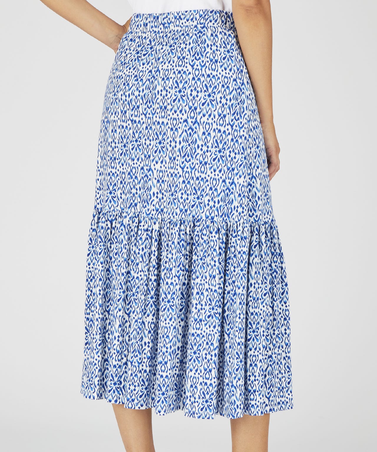 Printed Jersey Skirt