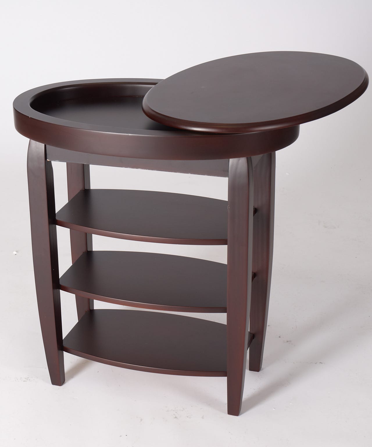 Swivel Top Side Table