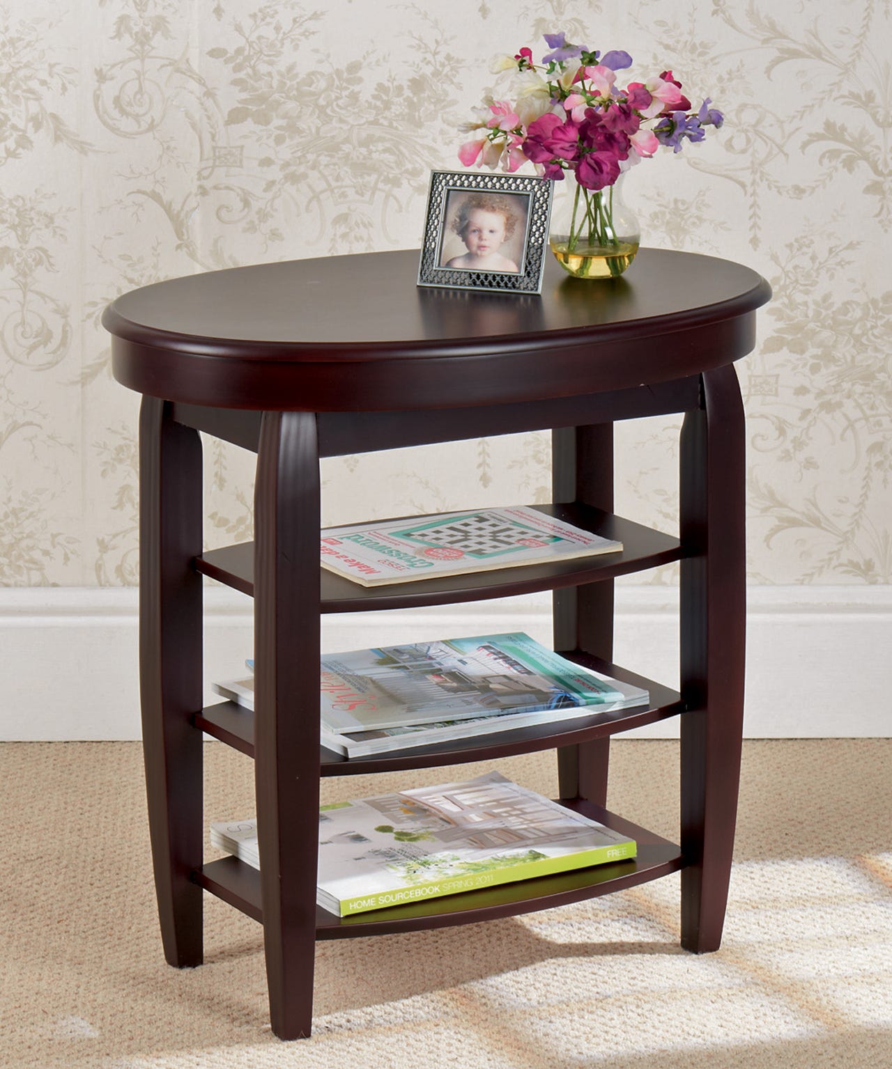 Swivel Top Side Table
