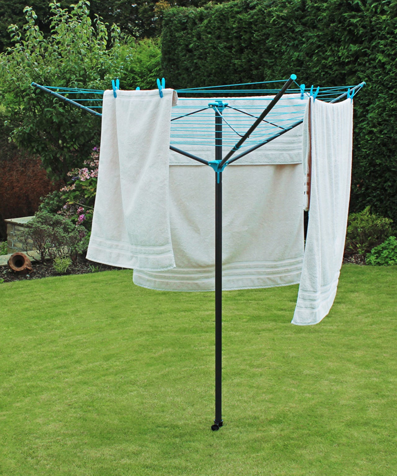 3 Arm Steel Rotary Airer