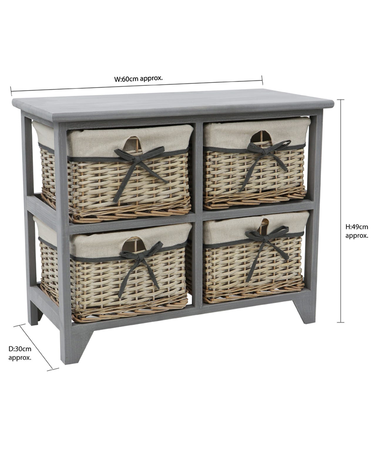 4 Drawer Storage Unit