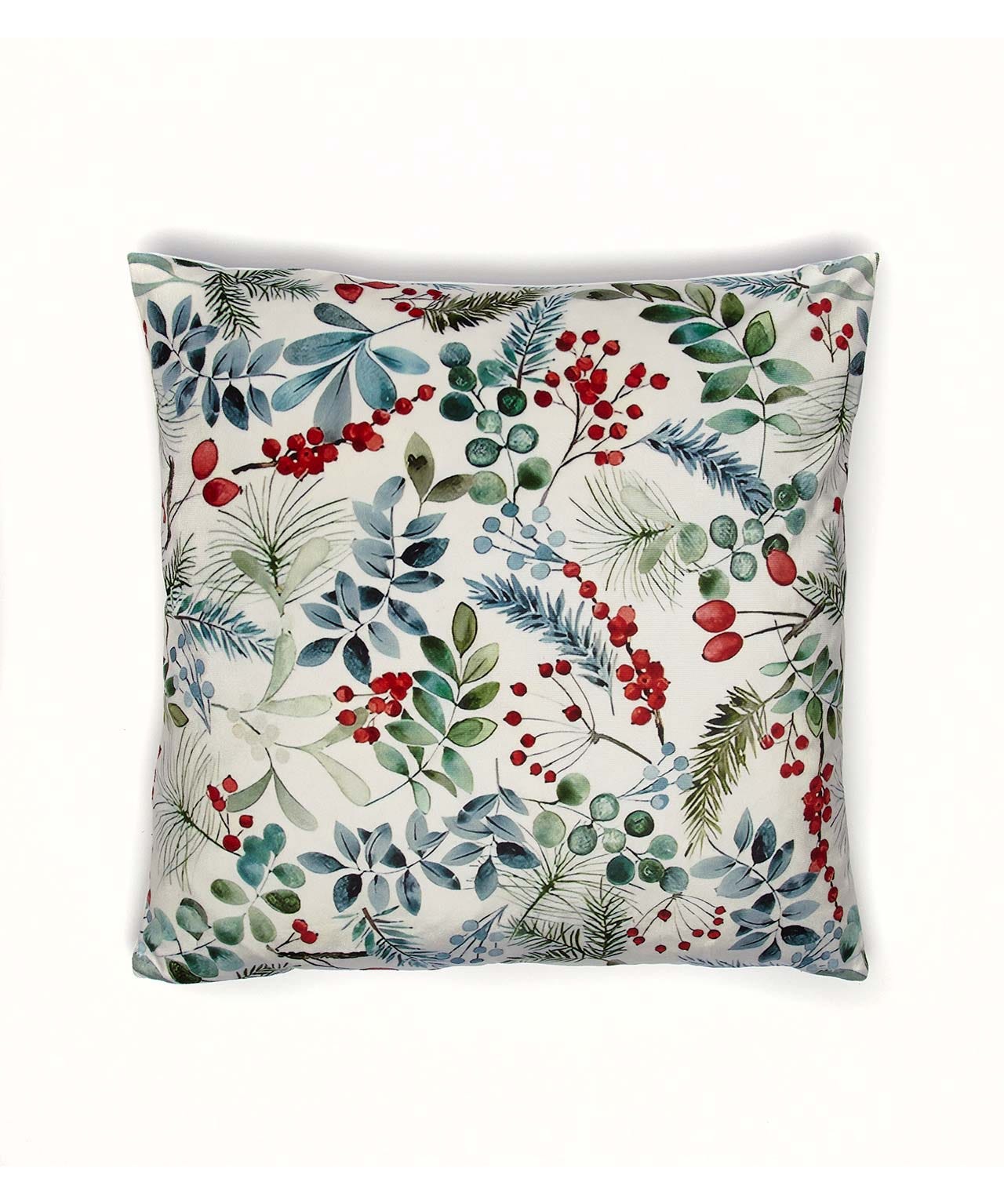 2 Winter Holly Cushion Covers