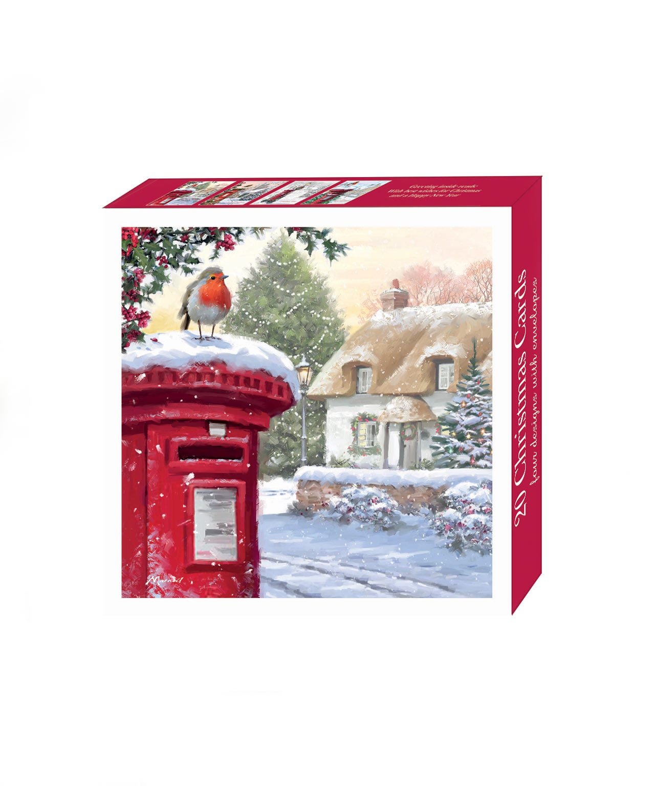Christmas Post Box 20 Large card selection