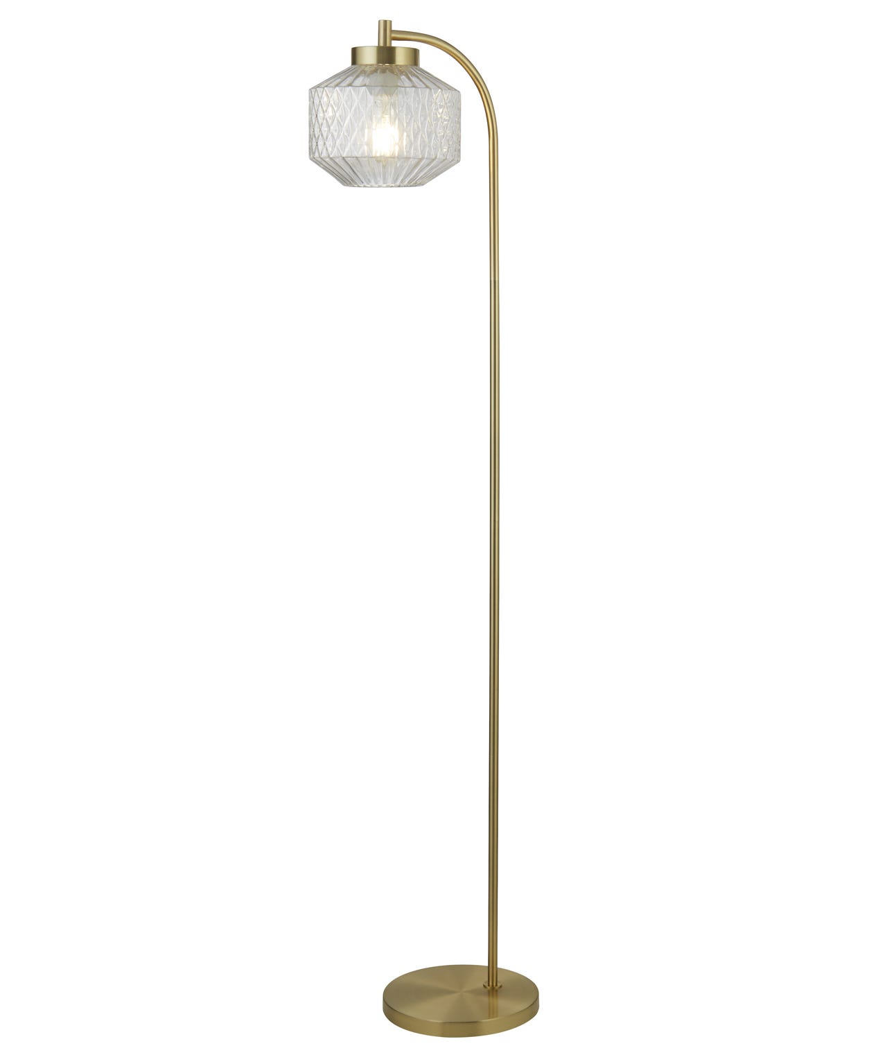 Satin Brass Floor Lamp