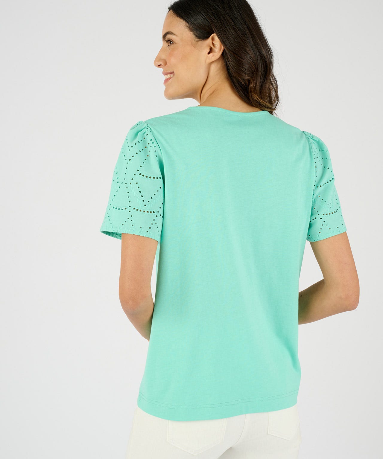 Embroidered Detail Top