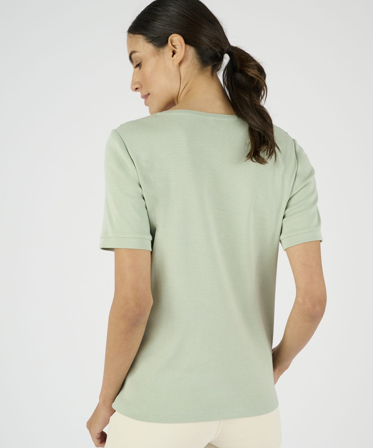 Embroidered Cotton T-shirt