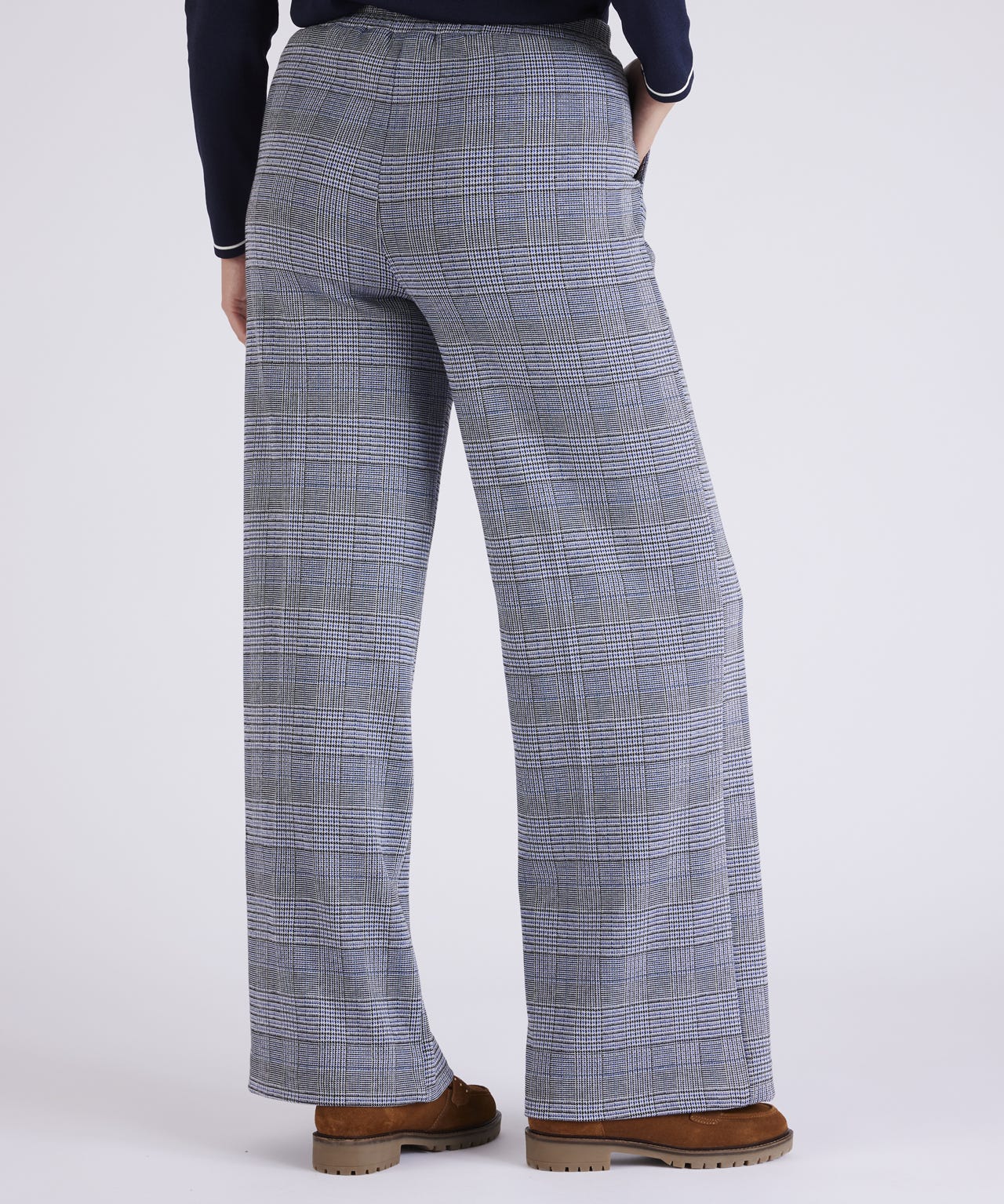 Milano Wide-leg Check Trousers