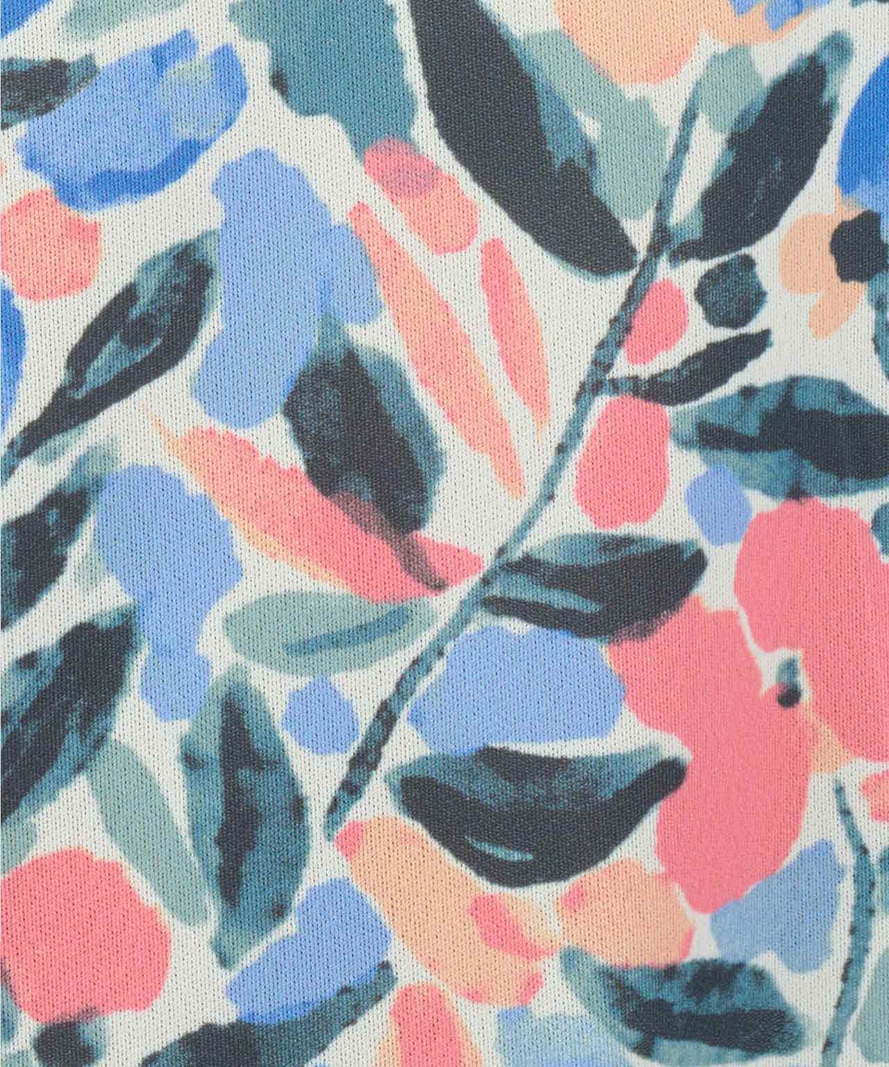 Floral Print Short Sleeve Tunic