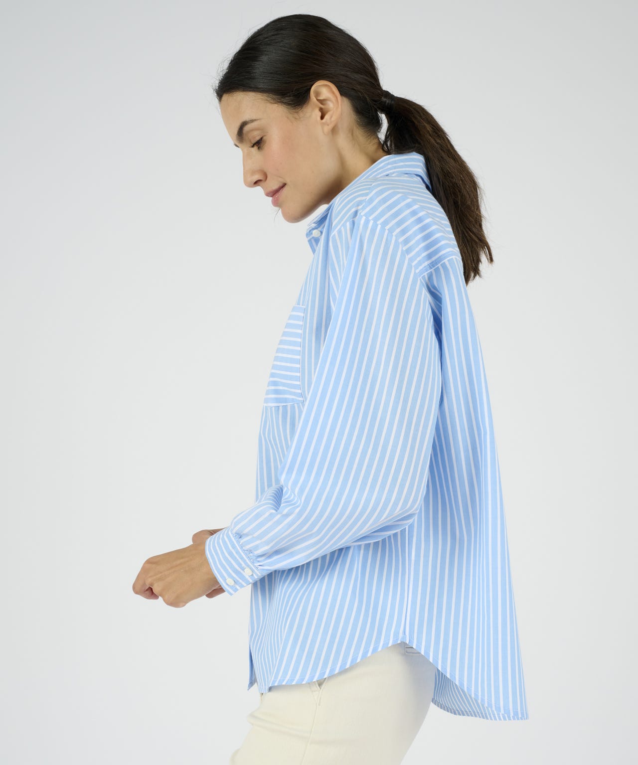 Stripe Over Shirt