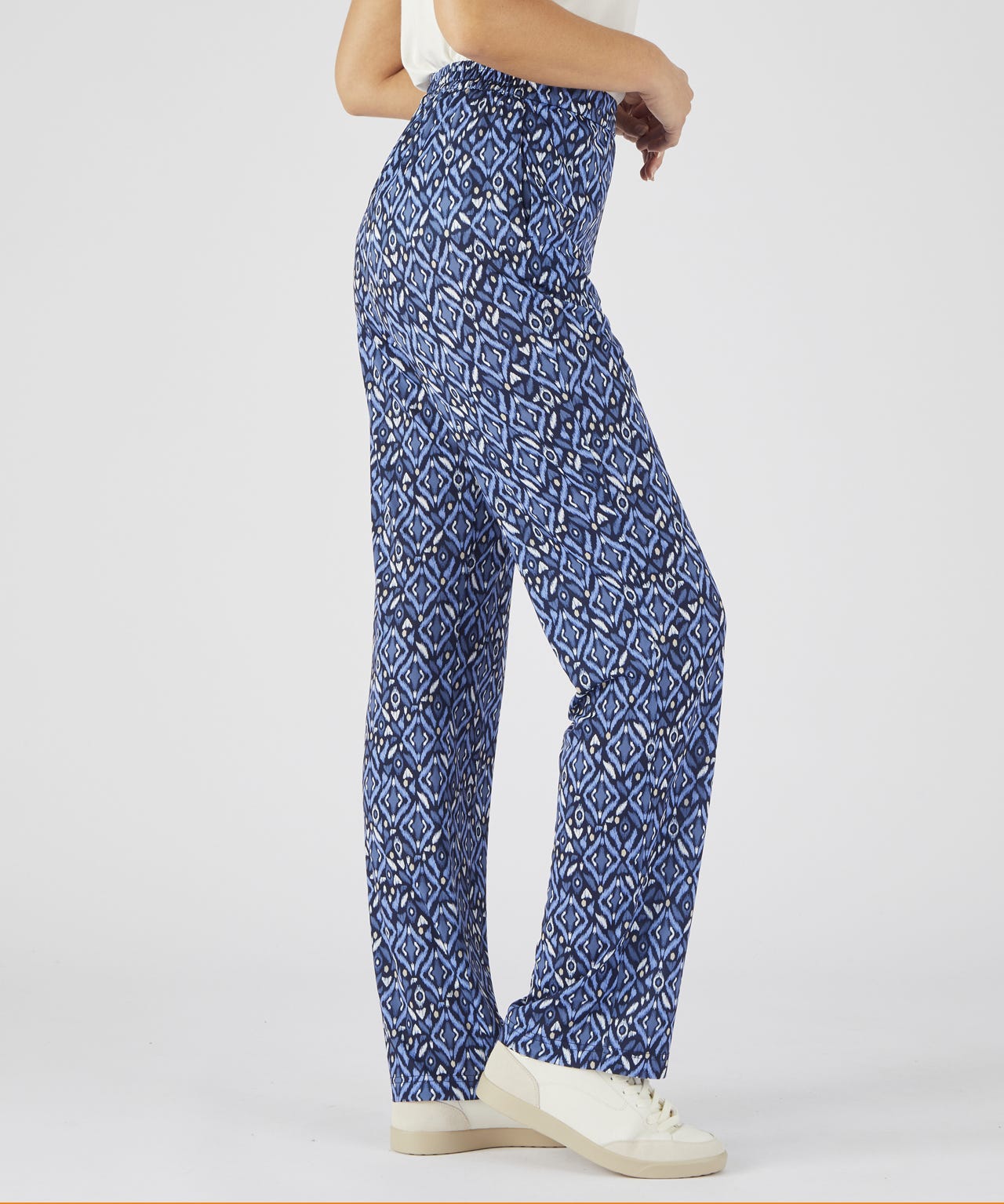 Print Pull-on Trousers