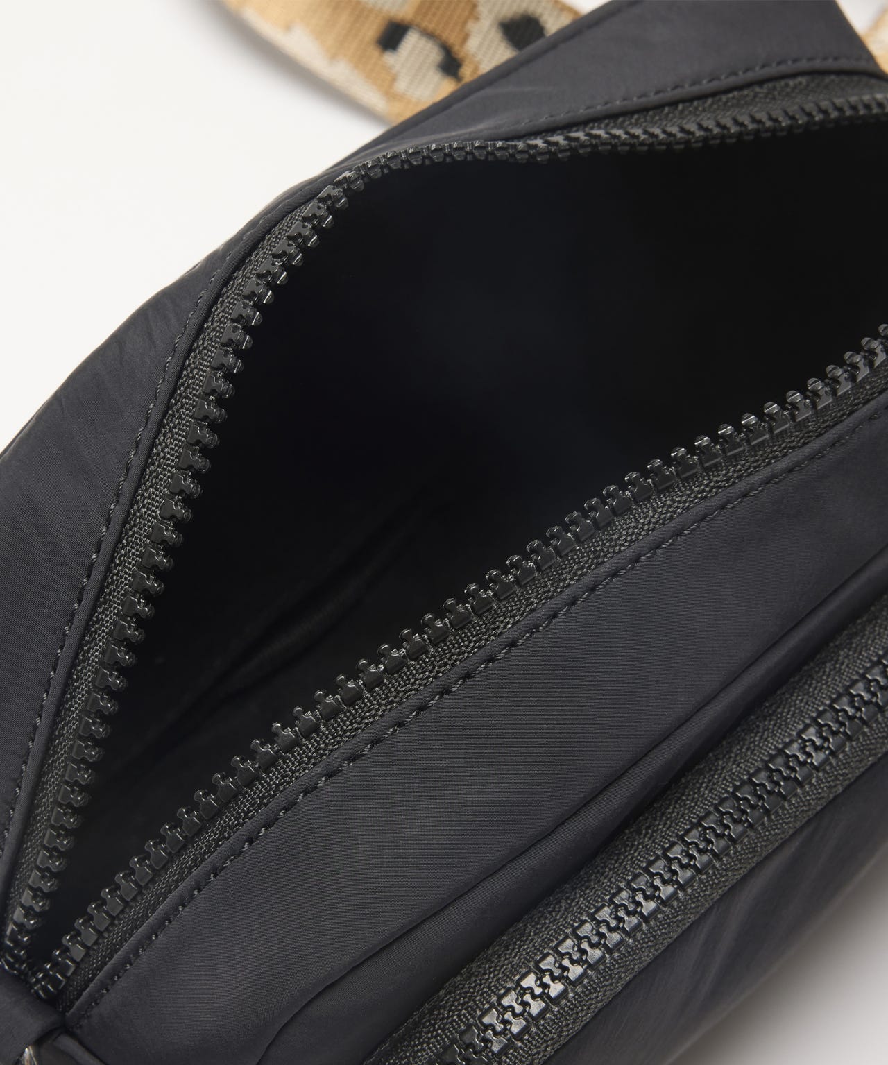 Bag with Animal Print Strap