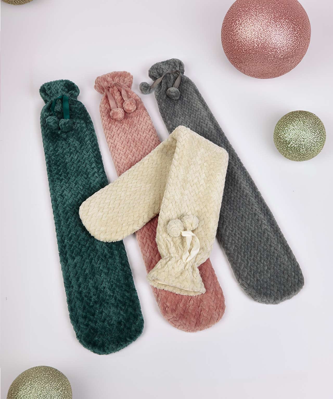 Long Plush Hot Water Bottle