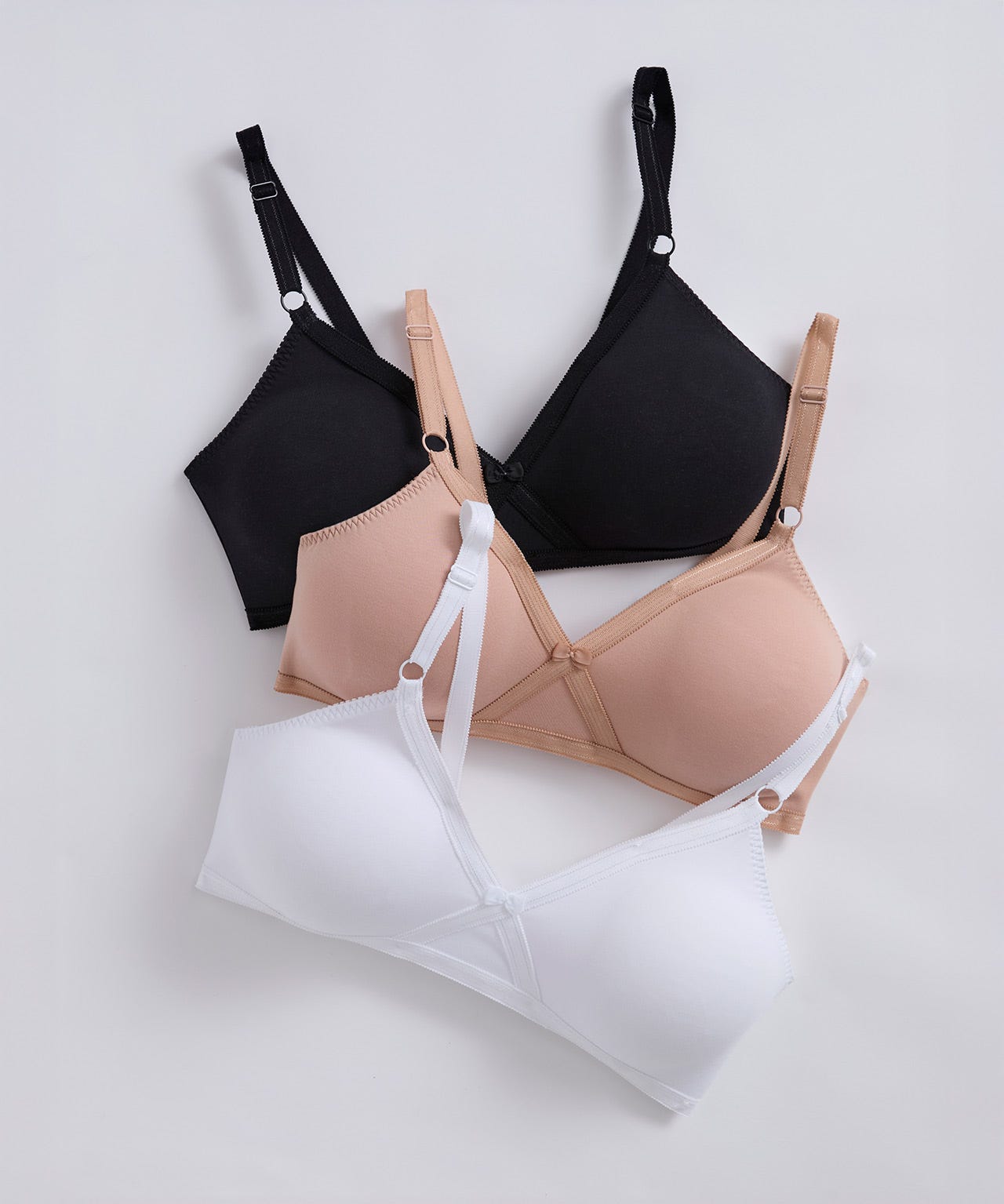 Pack of 3 Seam-Free Cup Bras