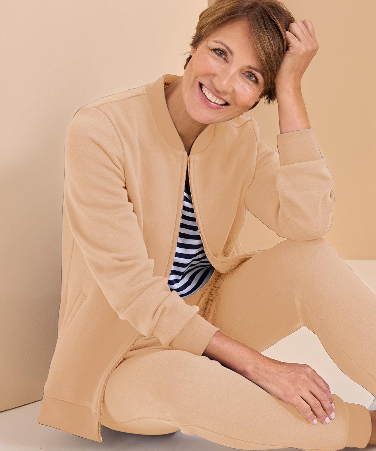 Bomber Style Leisure Jacket