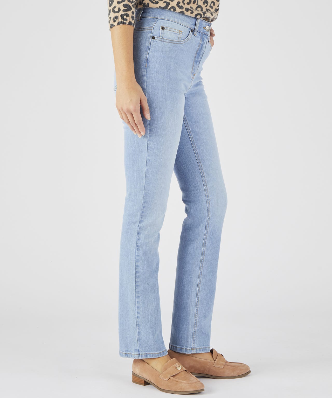 Denim Straight-leg Jeans