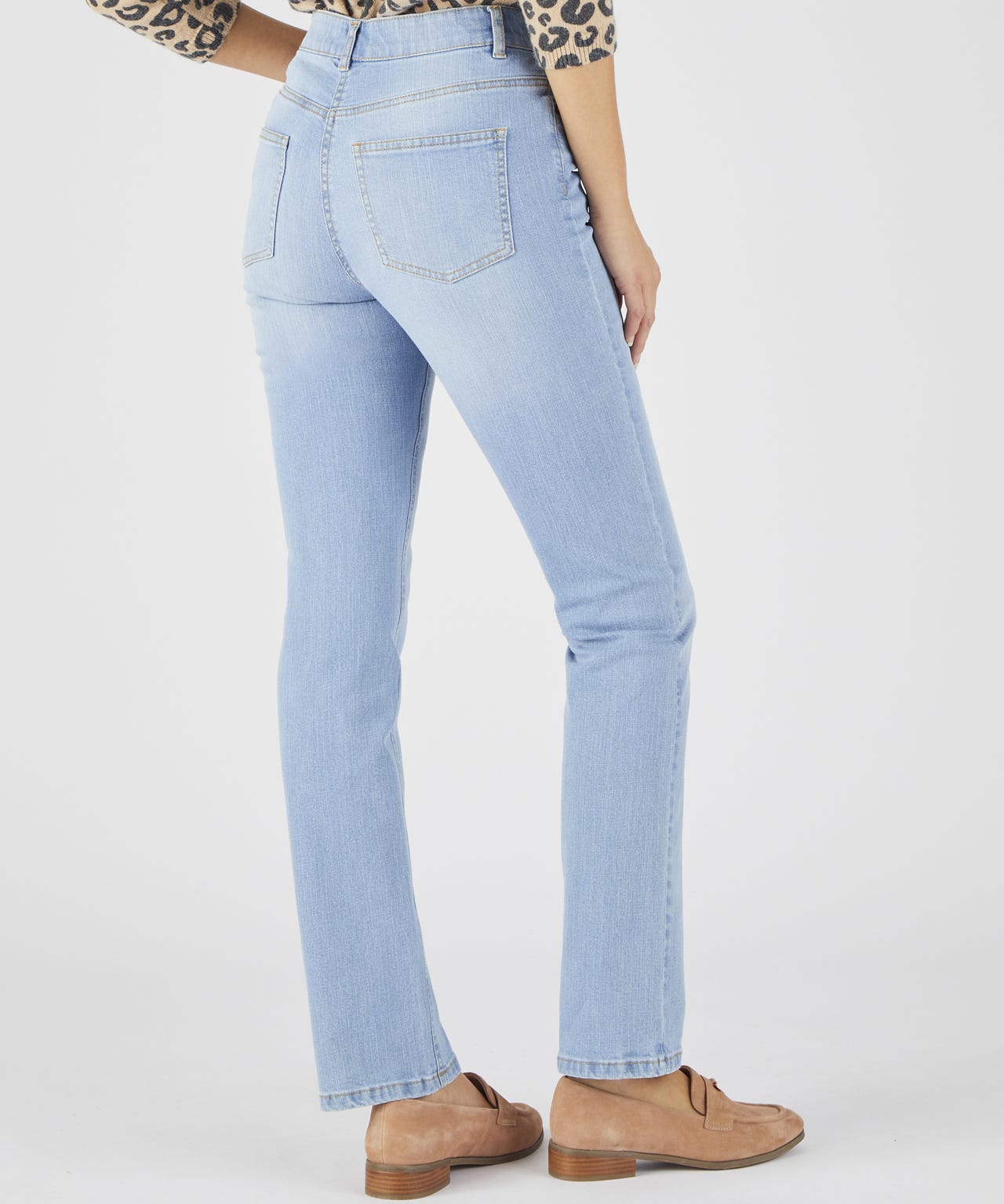 Denim Straight-leg Jeans