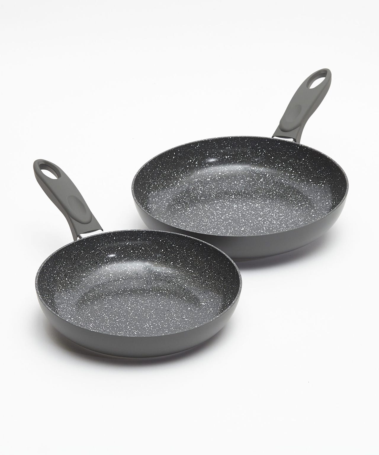 Set of 5 Ceramic Grey Cookware Set