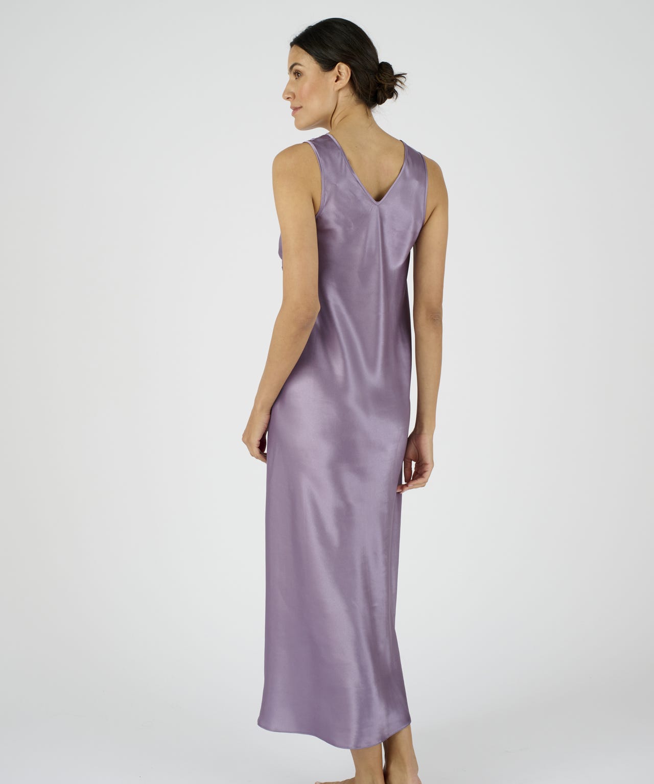 Satin Lace Trim Nightdress