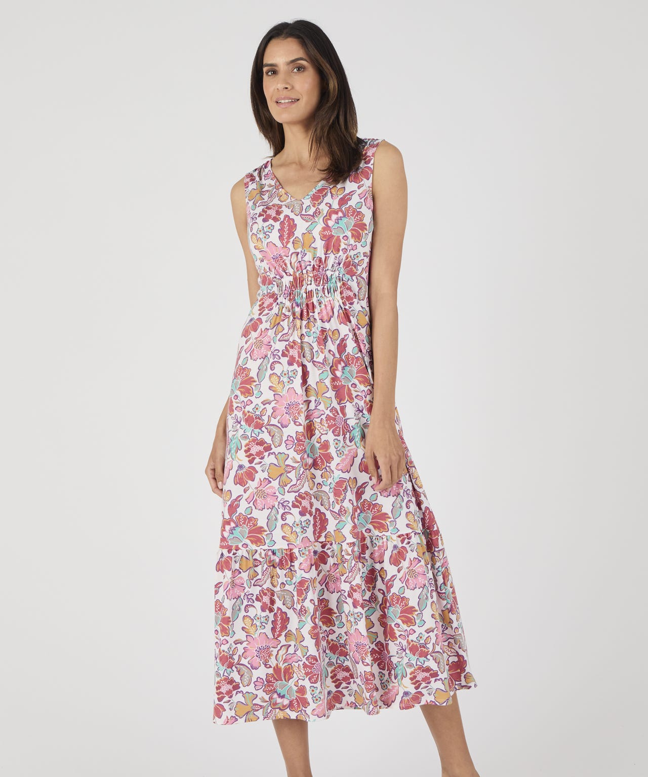 Printed Jersey Dress