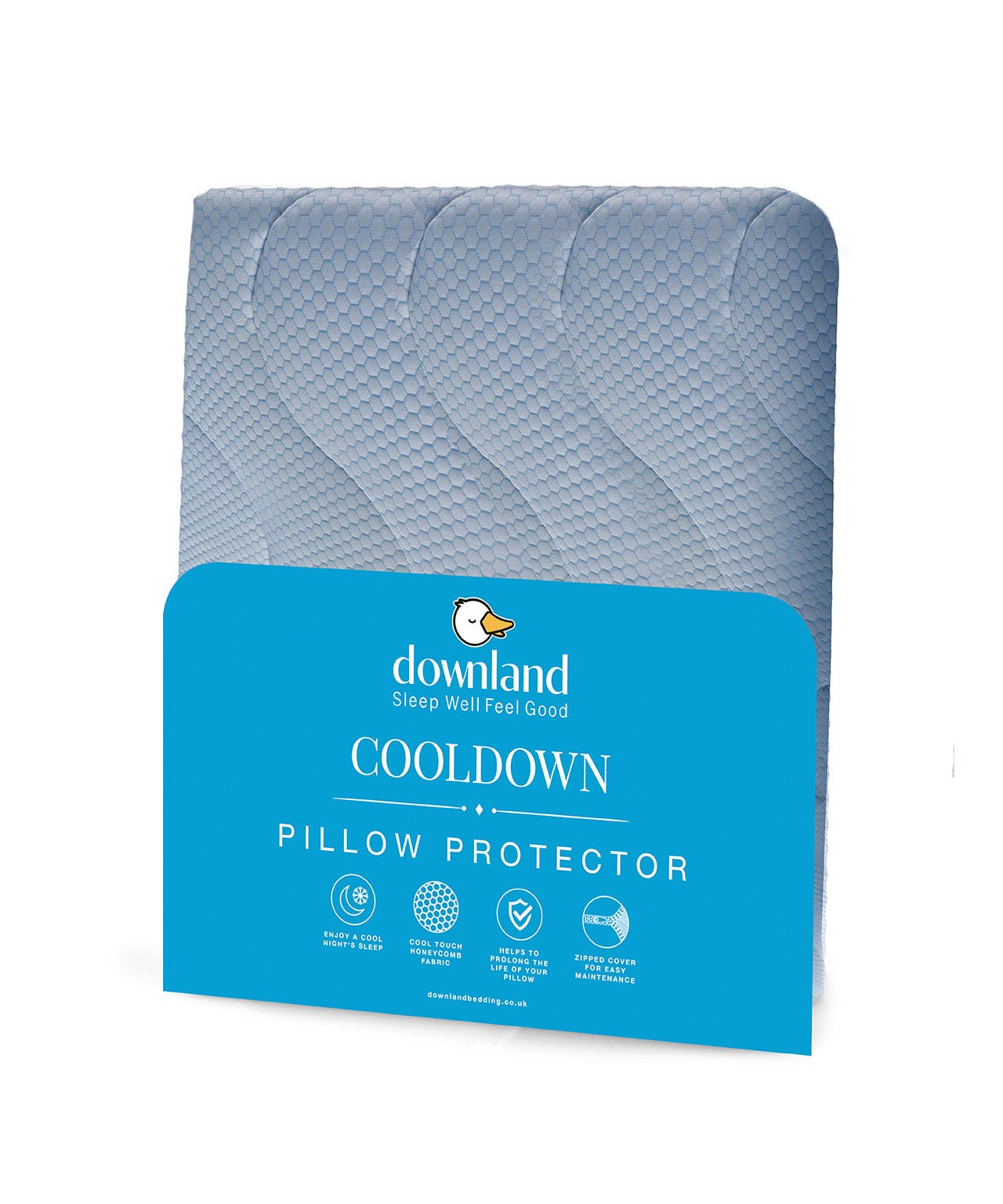 Pack of 2 Cooldown Quilted Pillow Protector