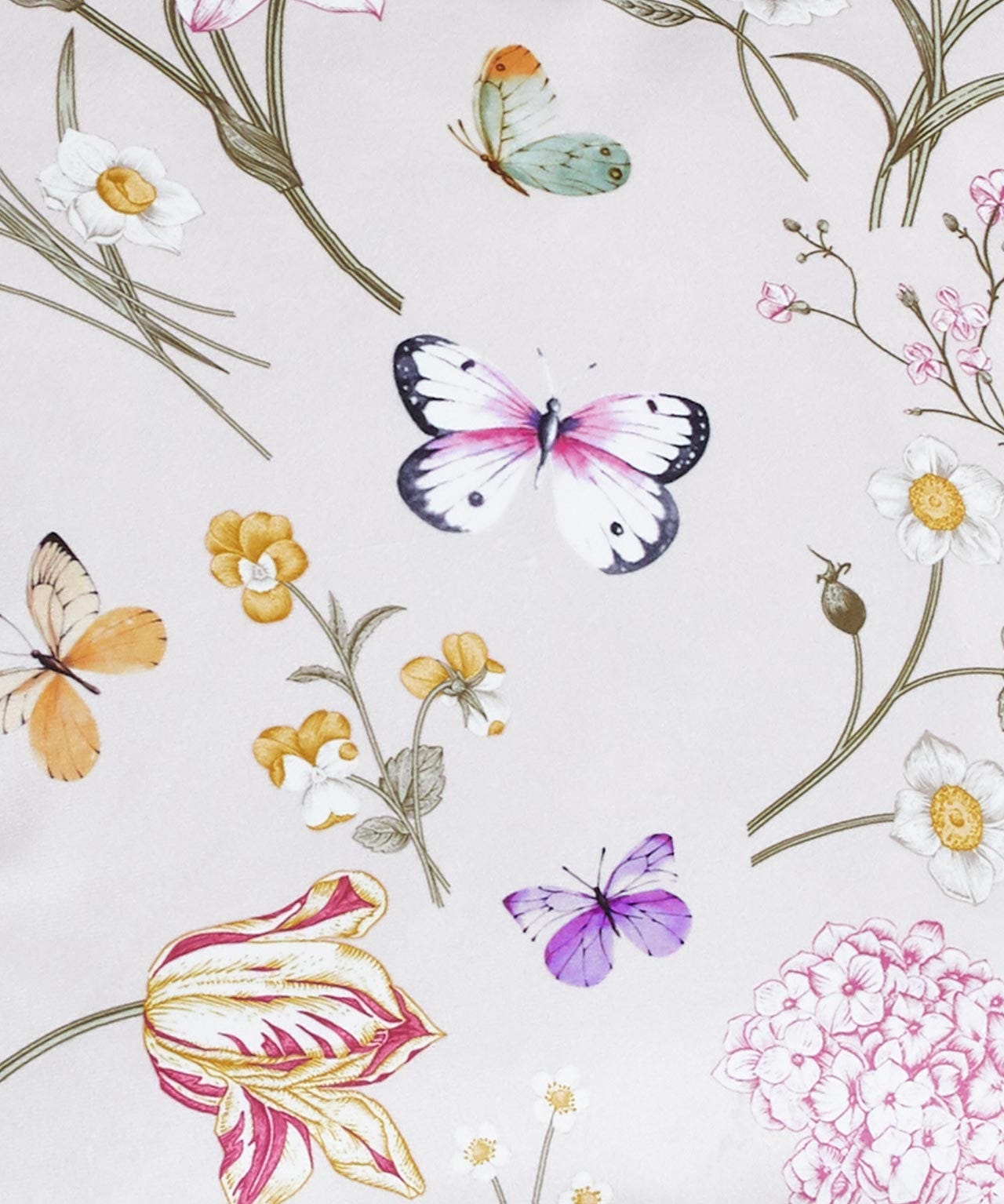 Pack of 2 Floral Butterfly Cushion Covers