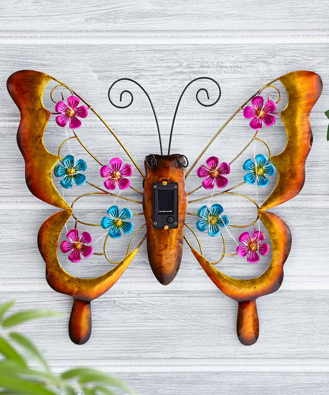Wall Mounted Butterfly Outdoor Solar Light