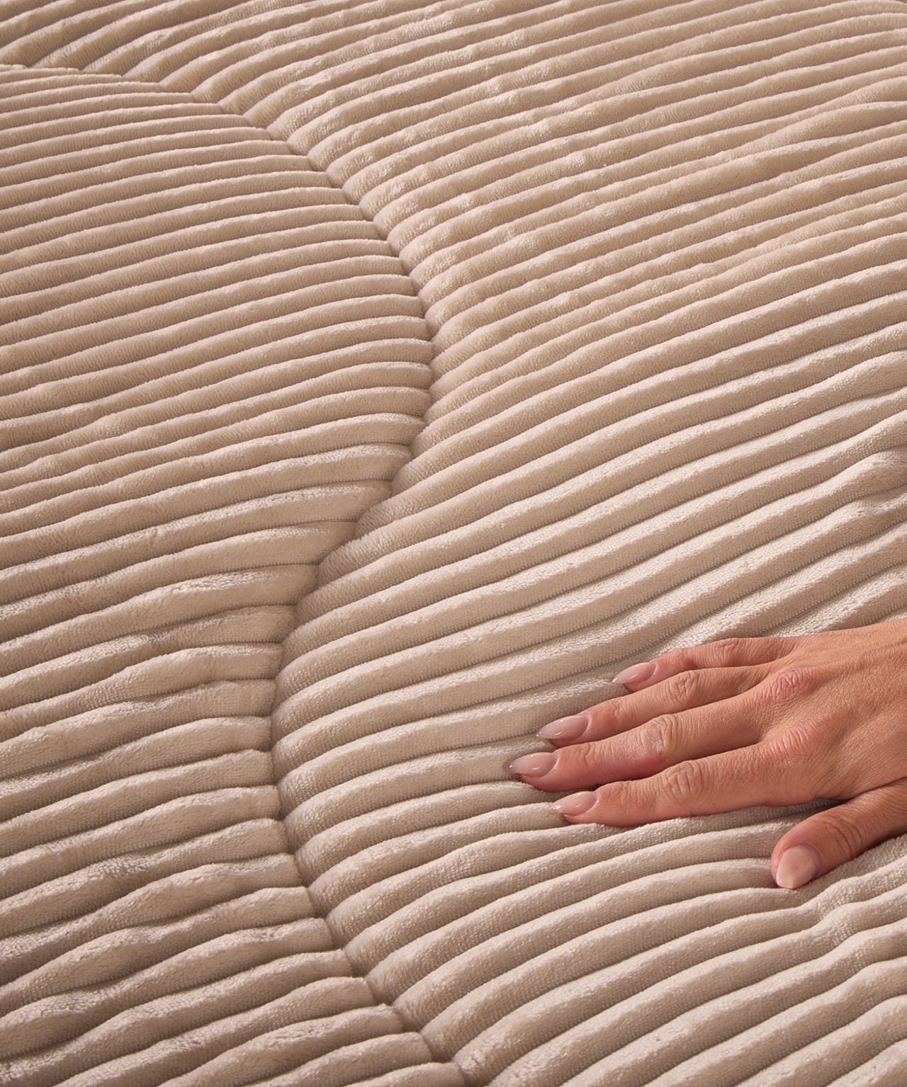 VELVET CORD COVERLESS DUVET