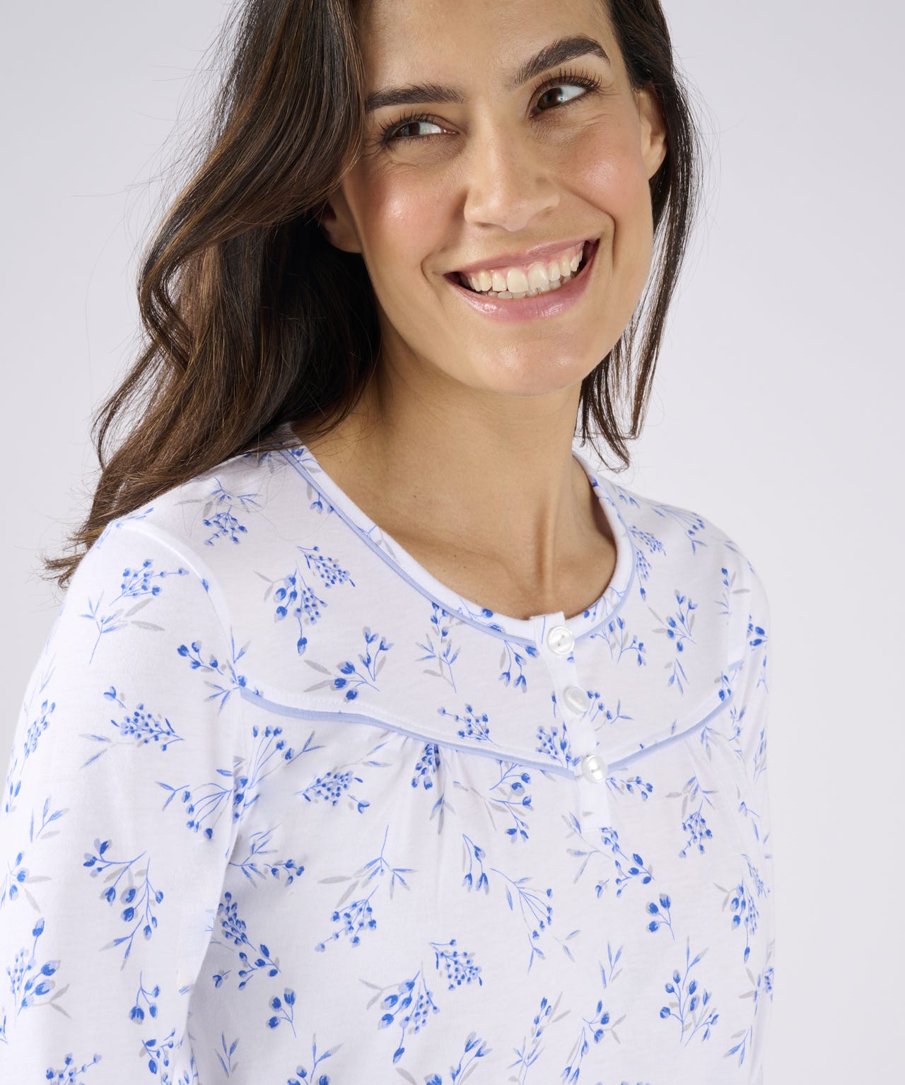 Long Sleeve Jersey Nightdress