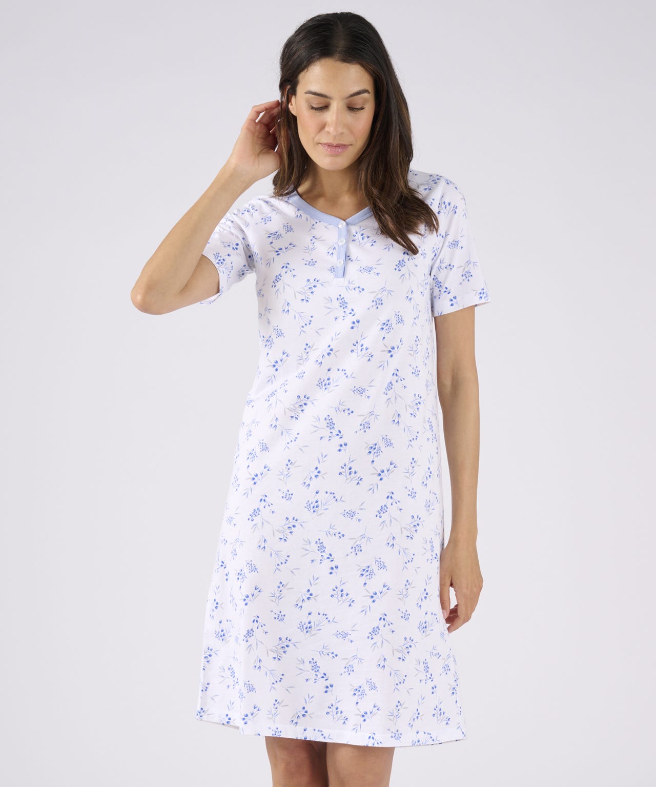 Short Sleeve Jersey Nightdress
