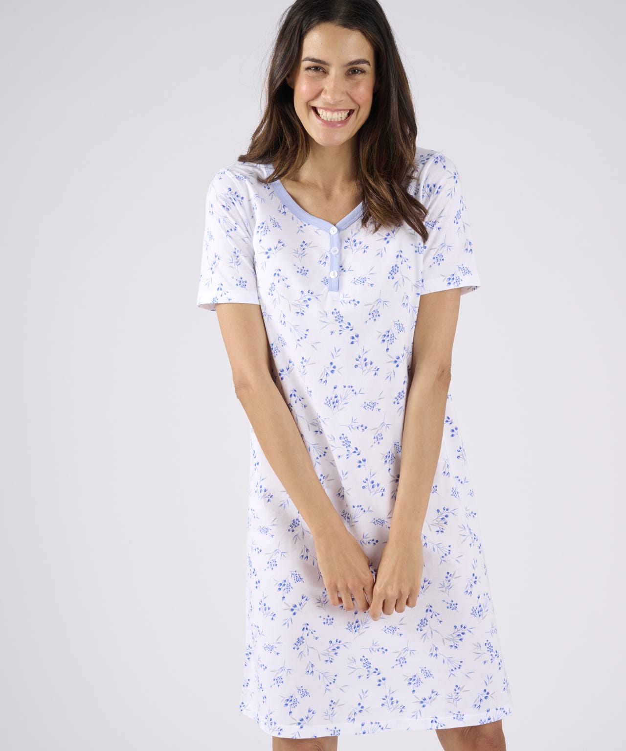 Short Sleeve Jersey Nightdress